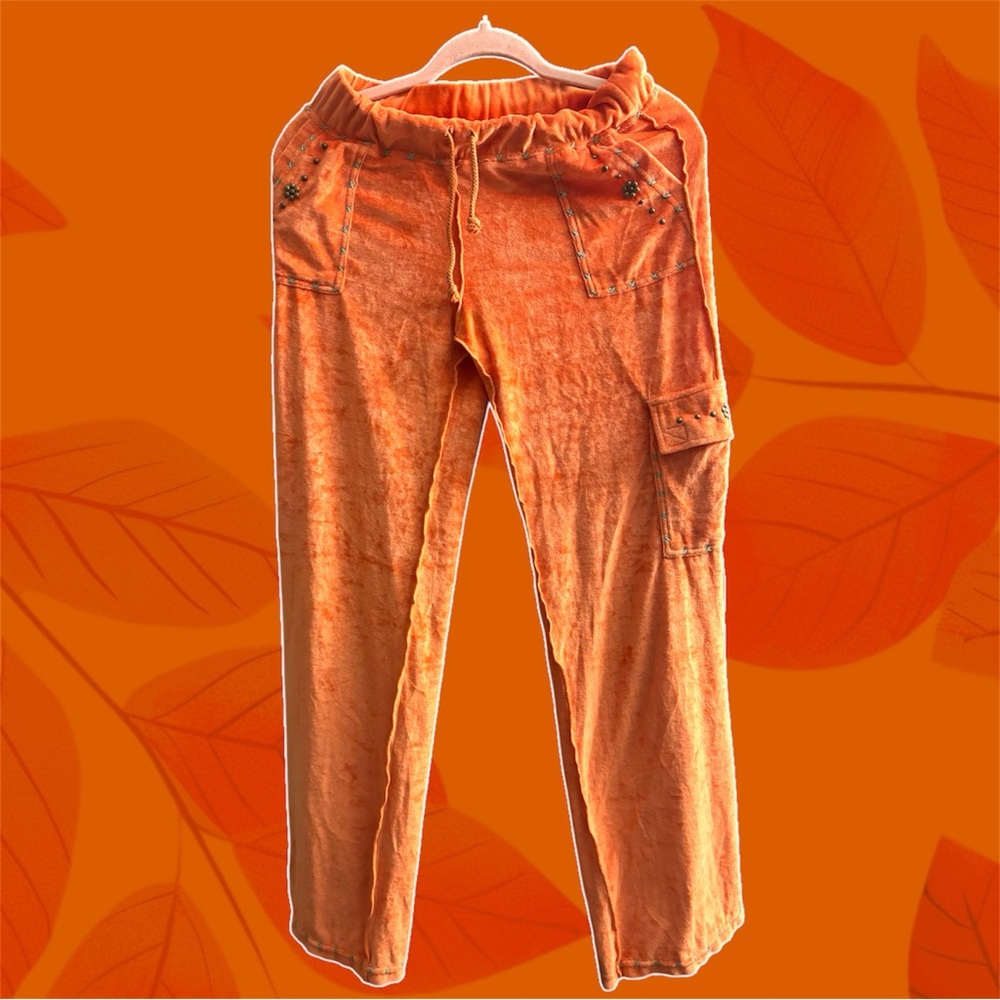 Orange Women's Cargo Pants